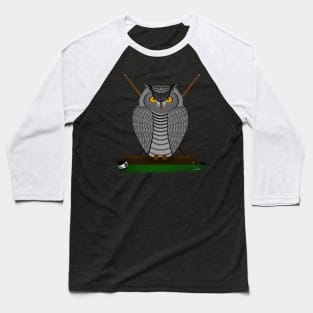 owl playing billards Baseball T-Shirt